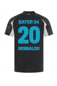 Bayer Leverkusen Alejandro Grimaldo #20 Jalkapallovaatteet Kolmaspaita 2024-25 Lyhythihainen